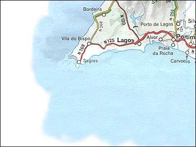 Maps of Lagos & Algarve